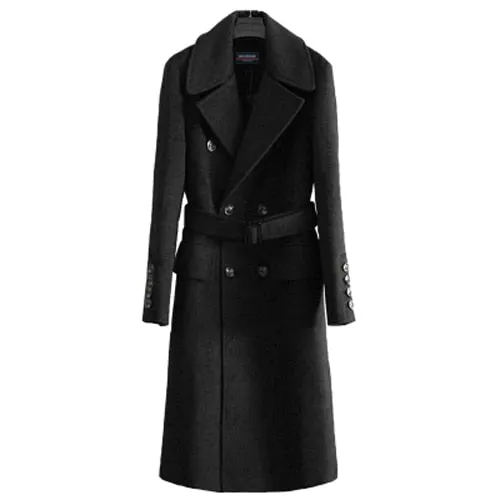 Marven  Knee Long Wool Overcoat