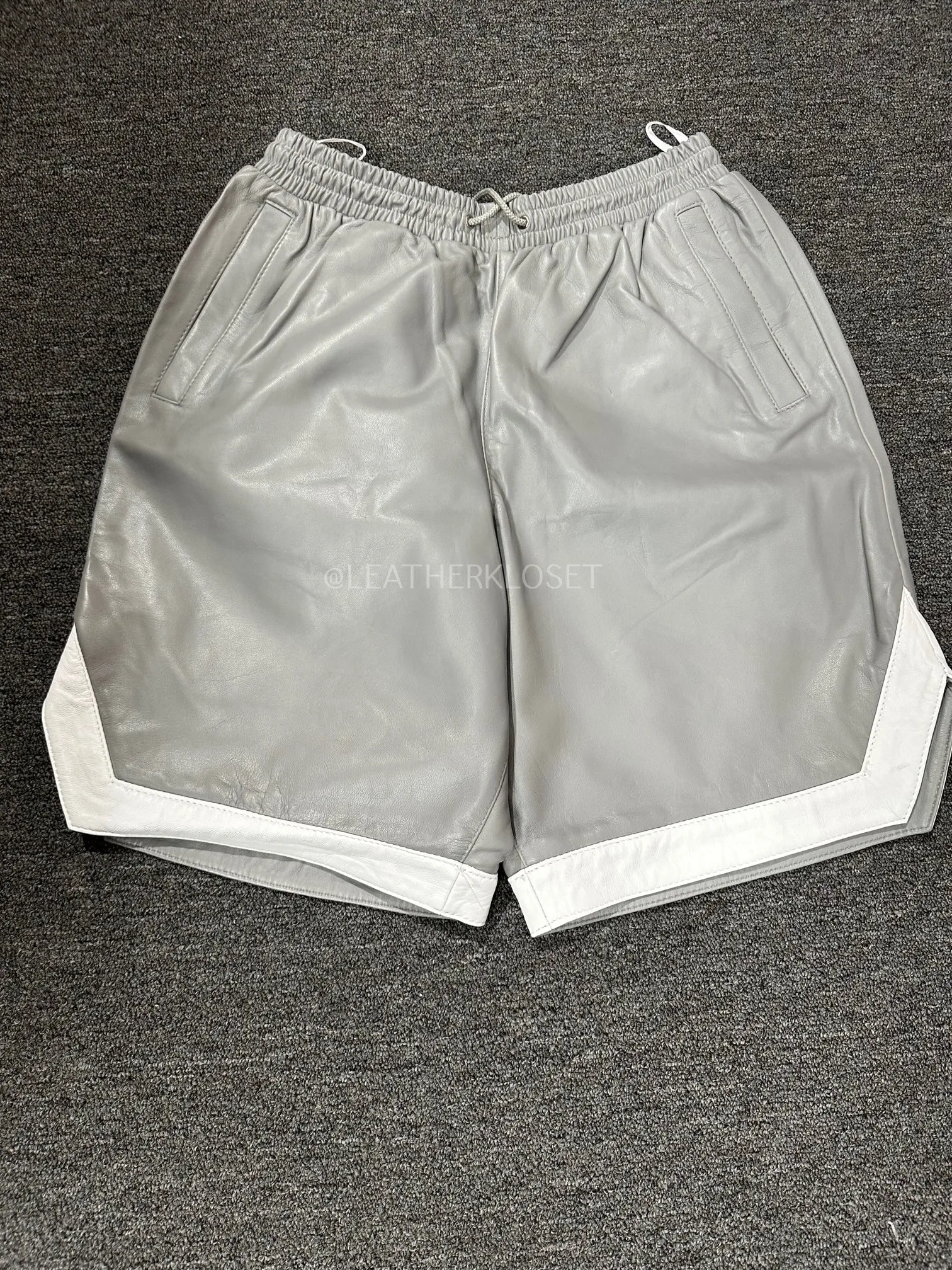 Men's Leather Shorts