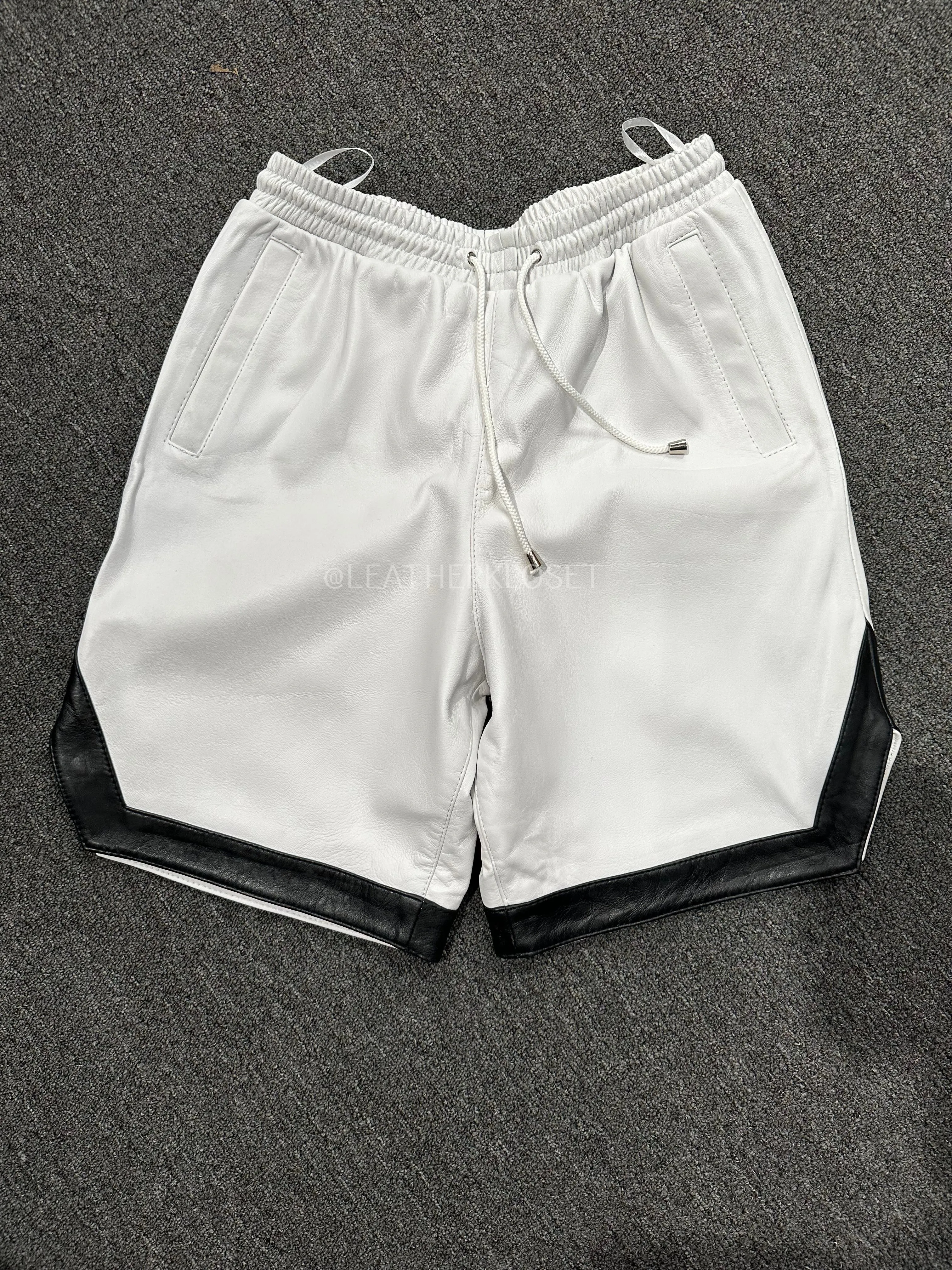 Men's Leather Shorts