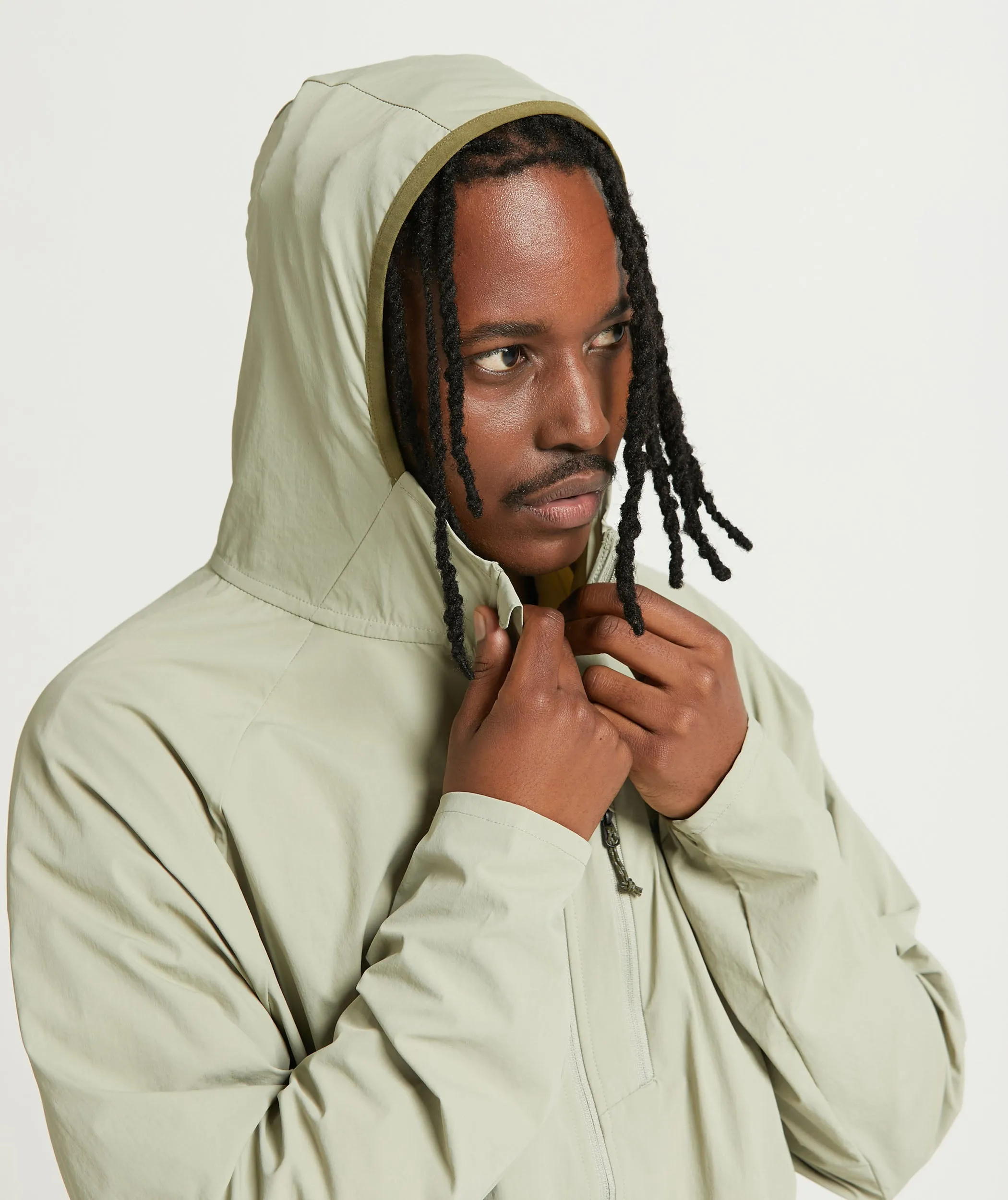 Mens Outdoor Windbreaker - Matcha Green