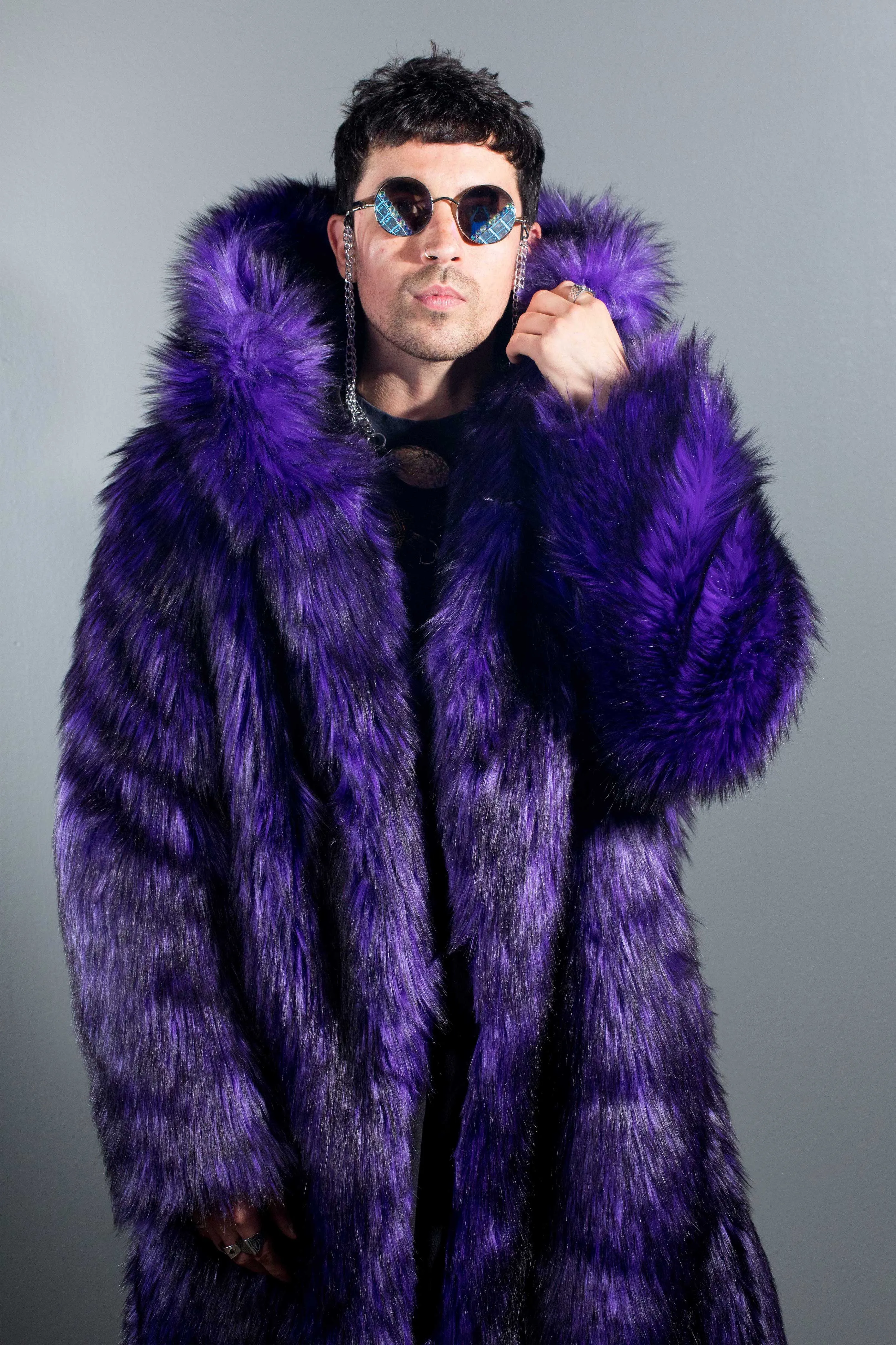 Men's Playa Coat in "Purple Wolf"