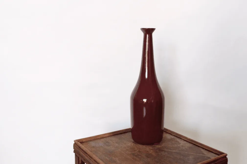 Milk Bottle Shaped Ceramic Vase