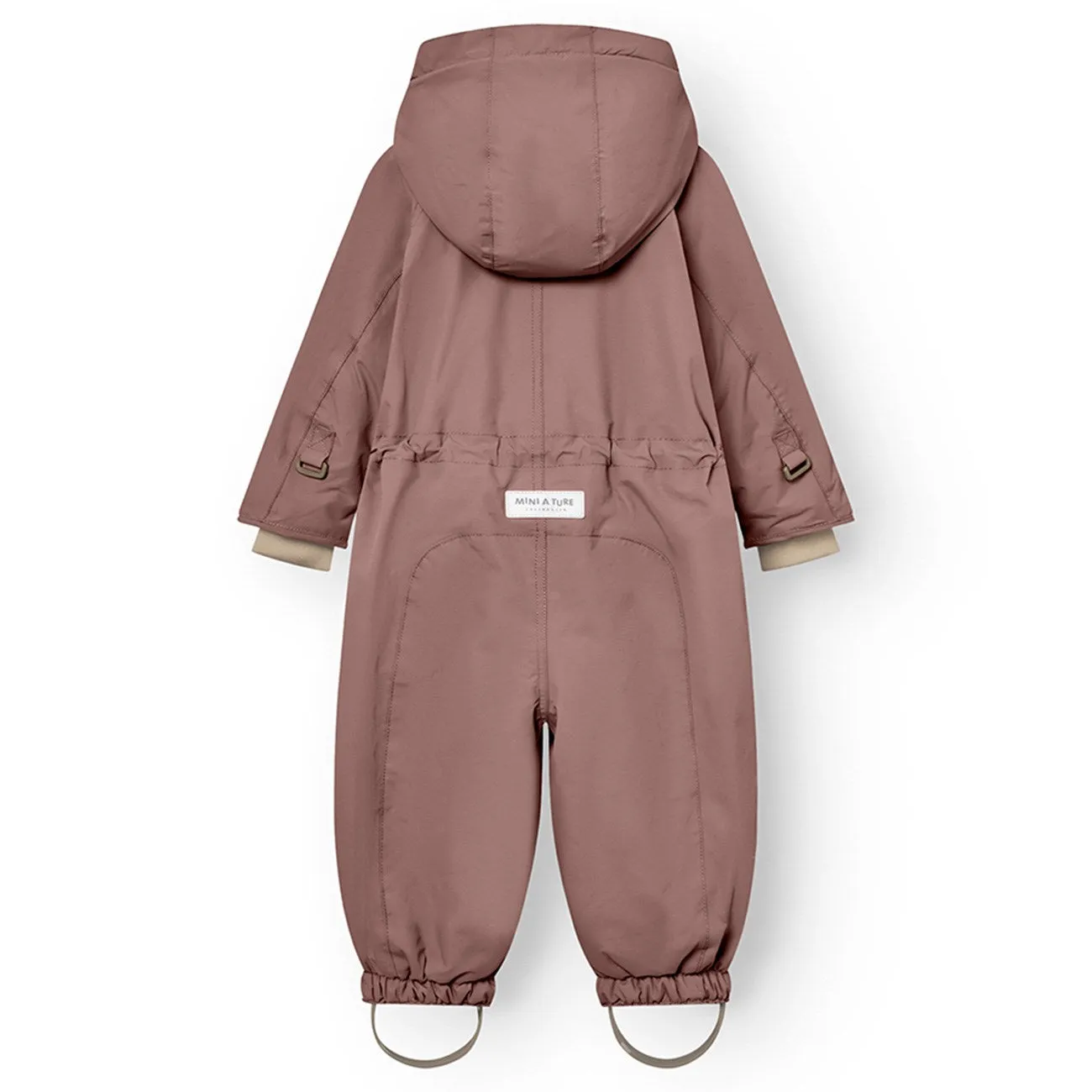 Mini A ture Light plum Wisti Fleece Snowsuit