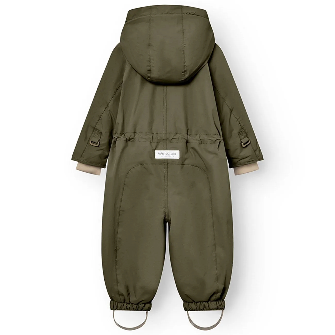 Mini A ture Olive night Wisti Fleece Snowsuit