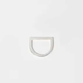 Minimalist Horizon Ring - Sterling Silver