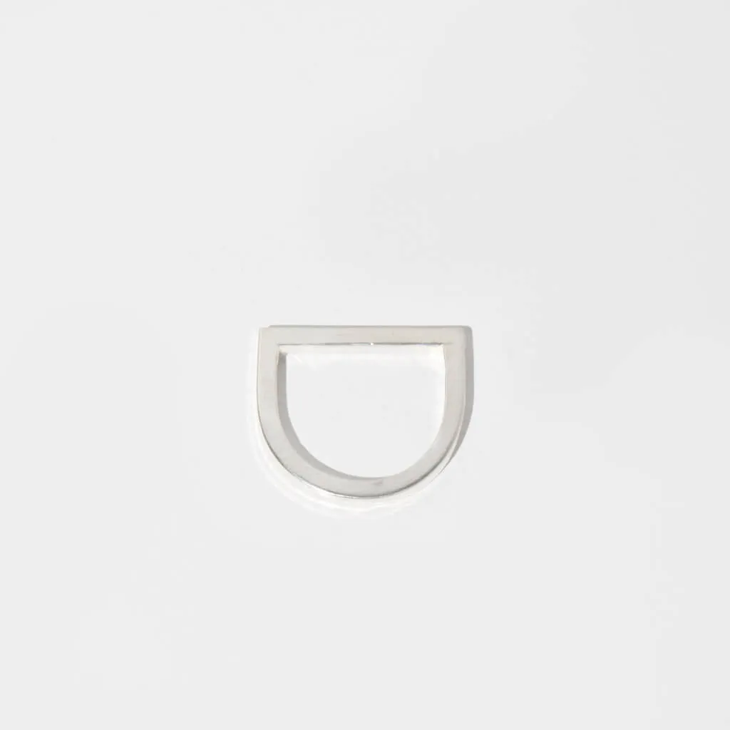 Minimalist Horizon Ring - Sterling Silver