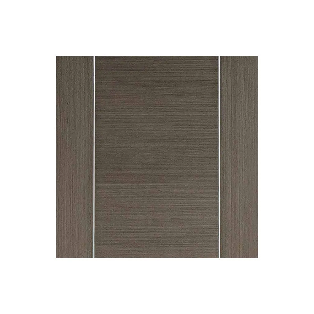 Minimalist Wardrobe Door & Frame Kit - Four Alcaraz Chocolate Grey Doors - Prefinished