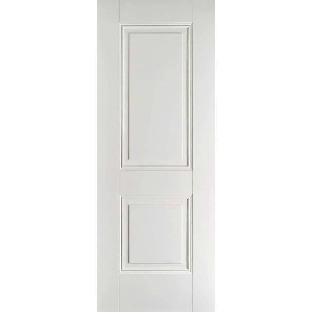 Minimalist Wardrobe Door & Frame Kit - Four Arnhem 2 Panel Doors - White Primed