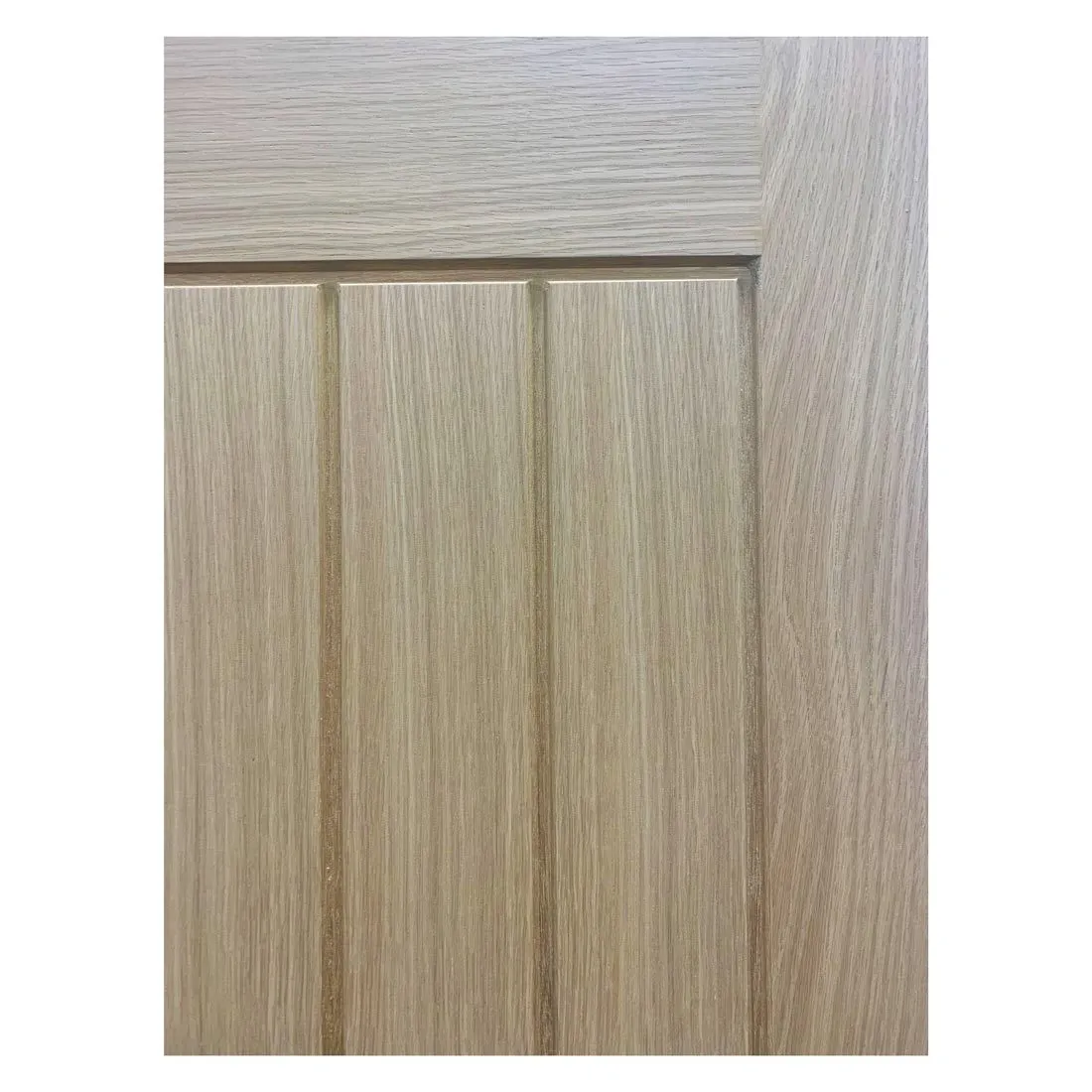 Minimalist Wardrobe Door & Frame Kit - Four Suffolk Essential Oak Door - Unfinished