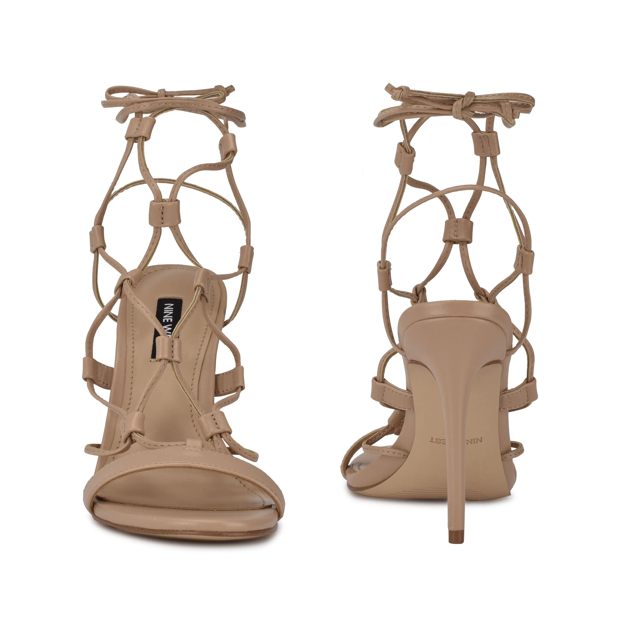 Mix Ankle Wrap Sandals