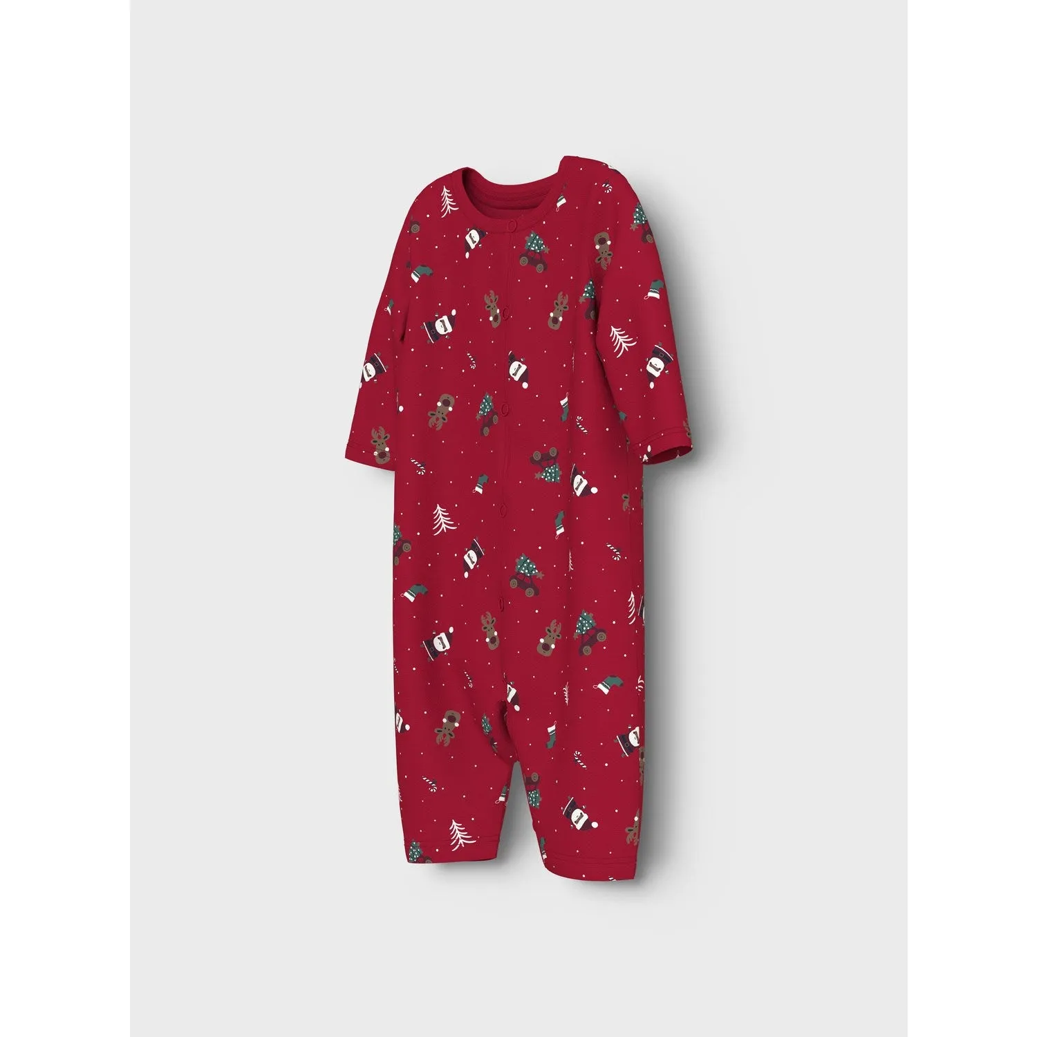 Name It Jester Red Christmas Elements Vismas Nightsuit