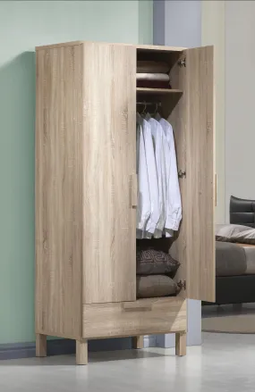 Odella Light Oak Wardrobe