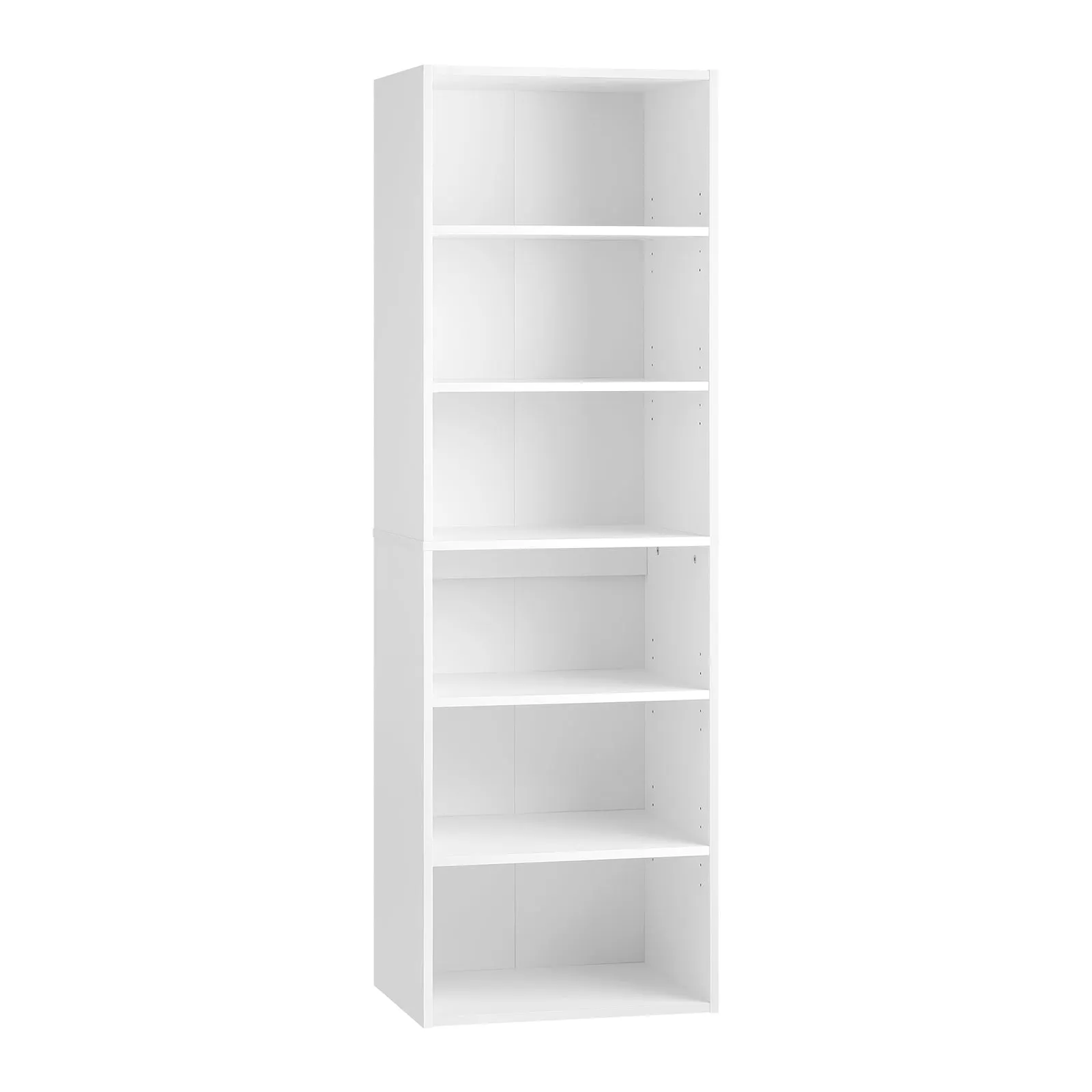 Oikiture Wardrobe Shelf Unit Clothes Storage Cabinet 6 Shelves Organiser Rack