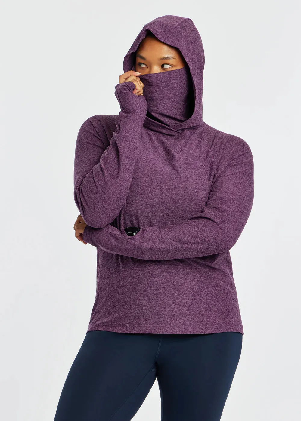 Oiselle | Lux Highline Hoodie | Women's | Dusk