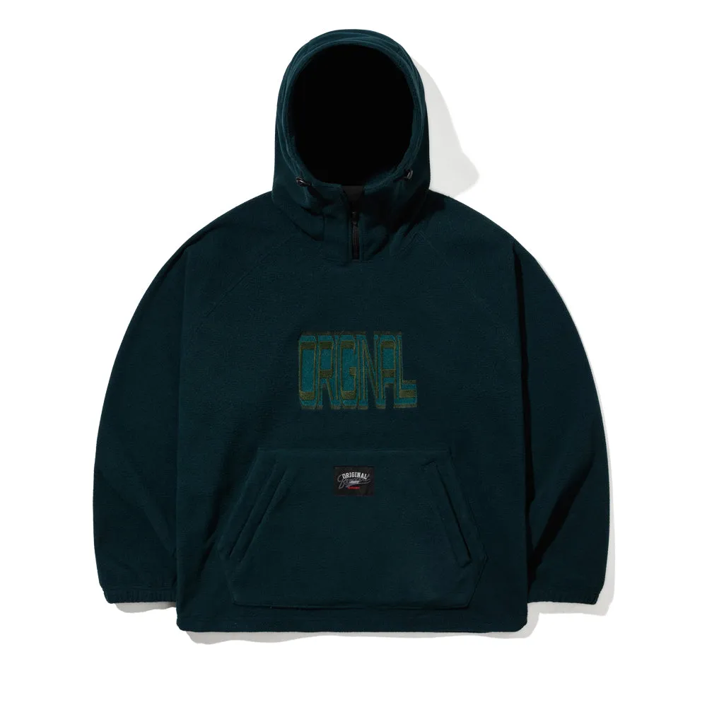 ORIGINAL FLEECE HALF-ZIP HOODIE GREEN