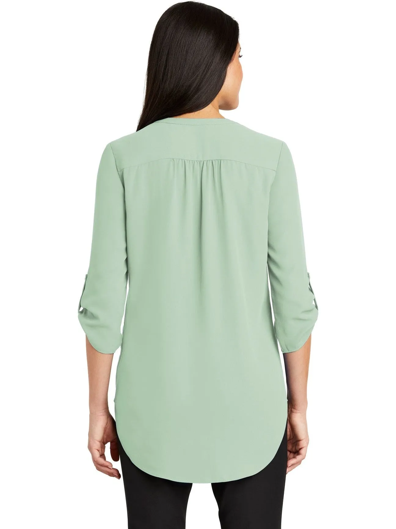 OUTLET-Port Authority Ladies 3/4-Sleeve Tunic Blouse