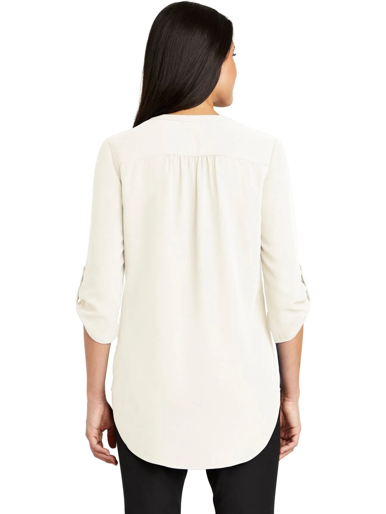 OUTLET-Port Authority Ladies 3/4-Sleeve Tunic Blouse