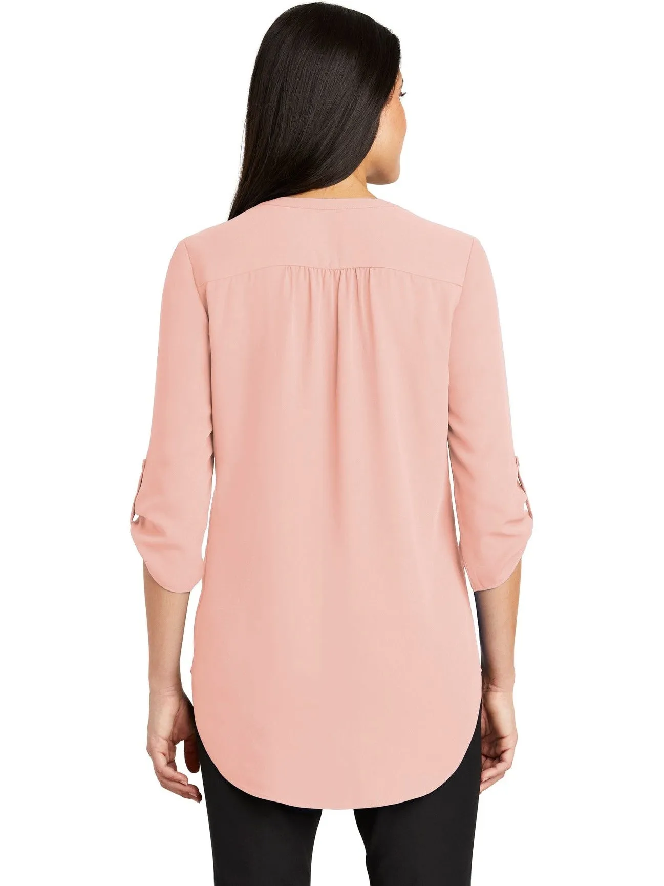 OUTLET-Port Authority Ladies 3/4-Sleeve Tunic Blouse