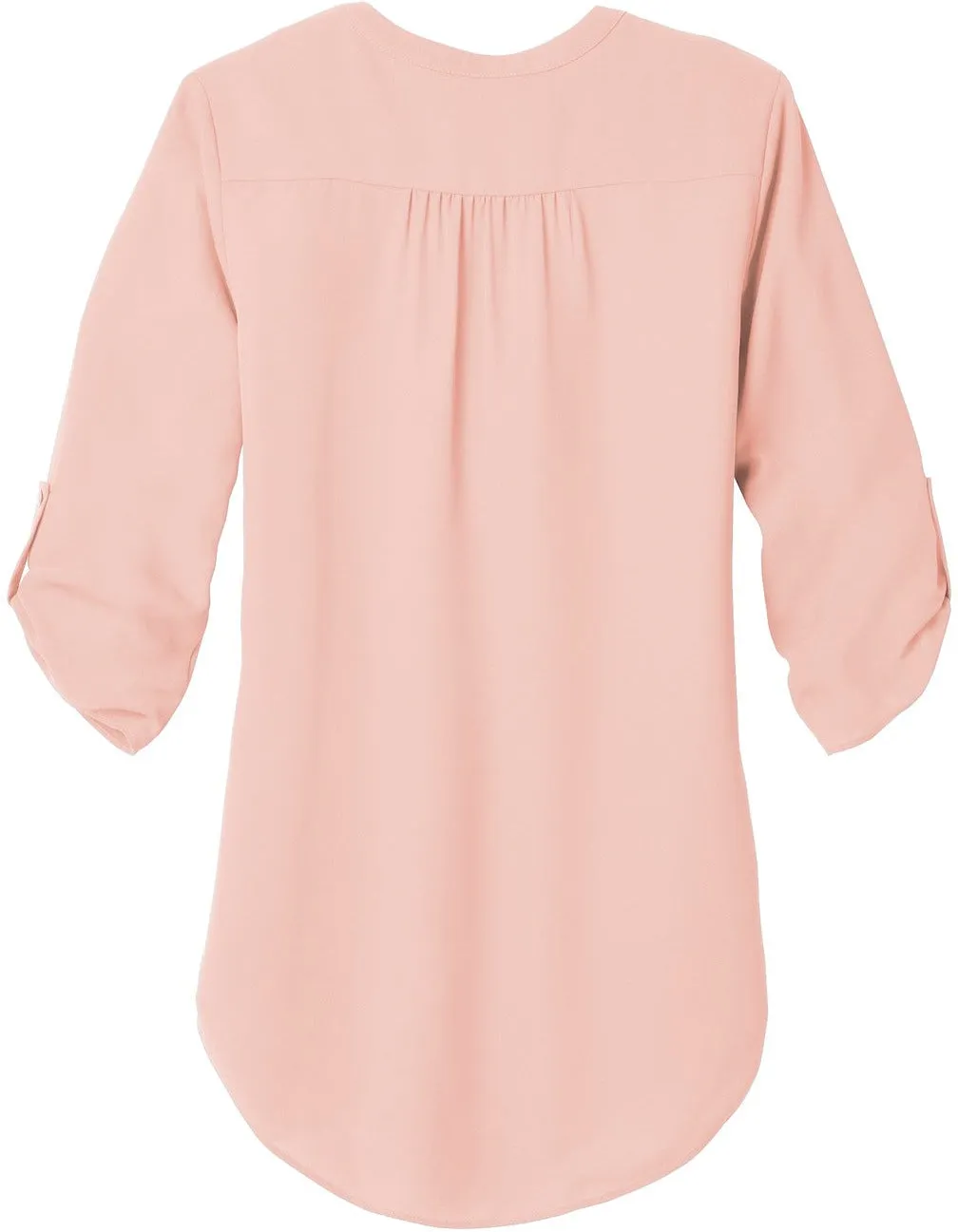 OUTLET-Port Authority Ladies 3/4-Sleeve Tunic Blouse