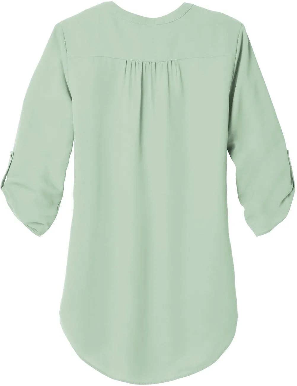 OUTLET-Port Authority Ladies 3/4-Sleeve Tunic Blouse