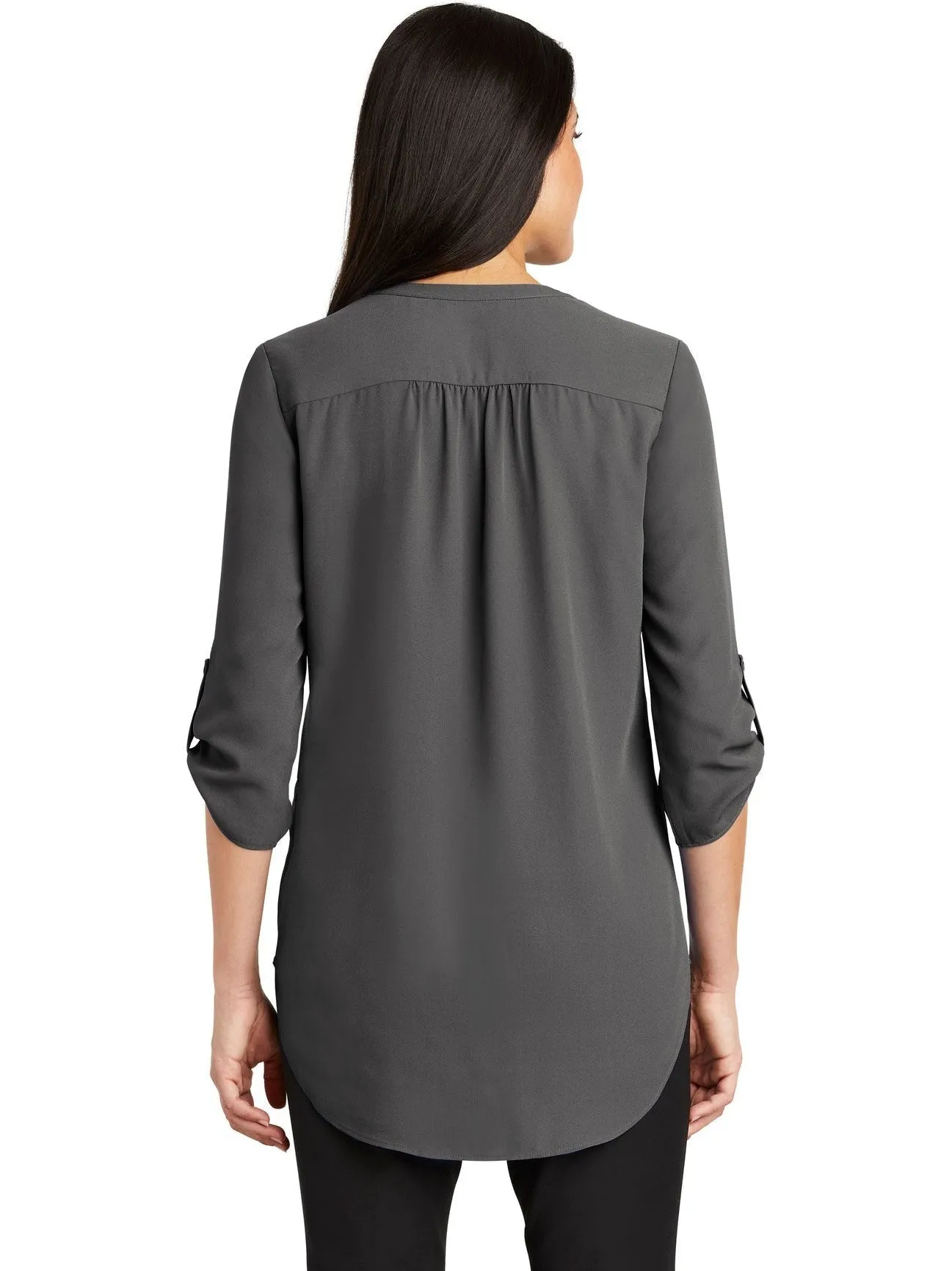 OUTLET-Port Authority Ladies 3/4-Sleeve Tunic Blouse