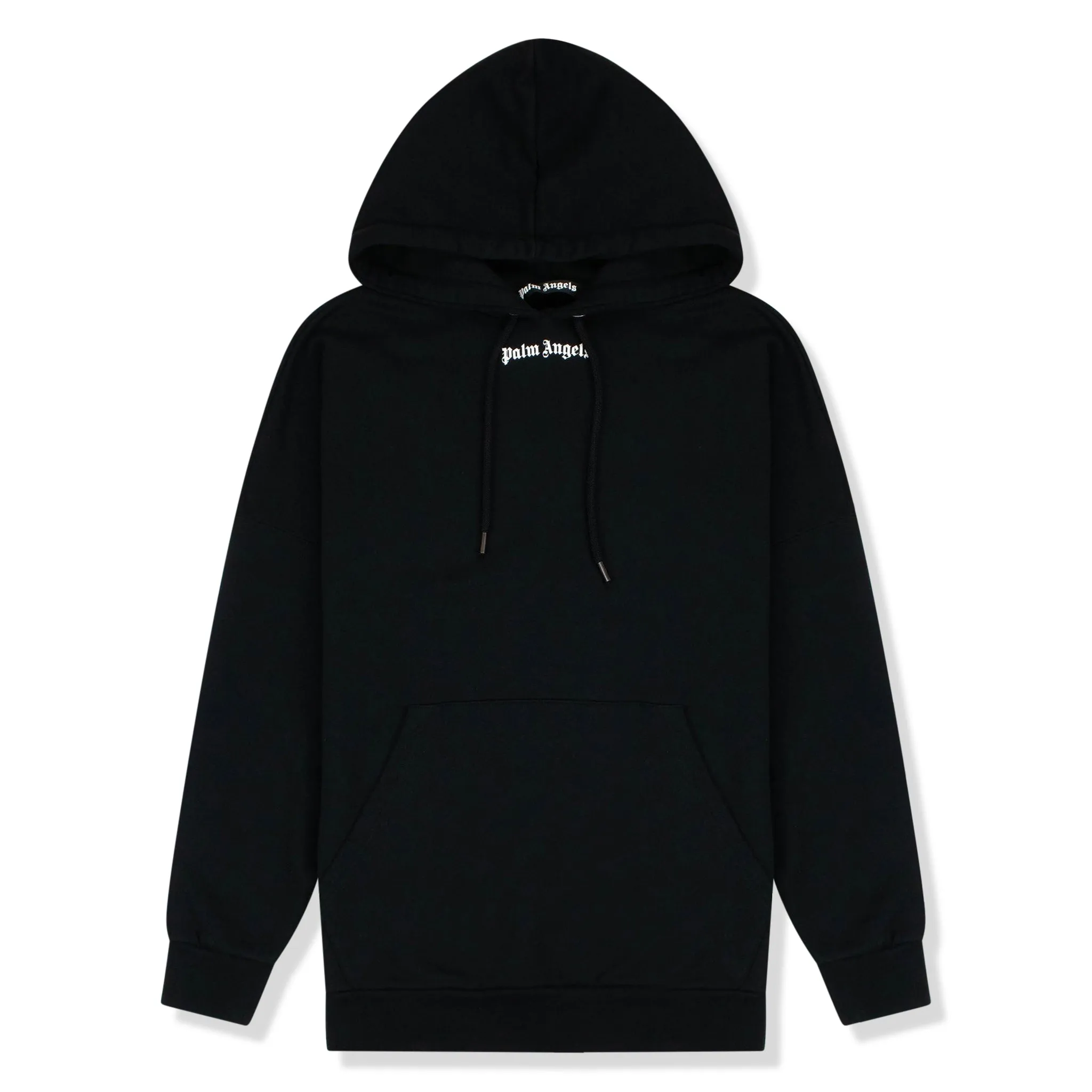 Palm Angels Over The Head Logo Black Hoodie