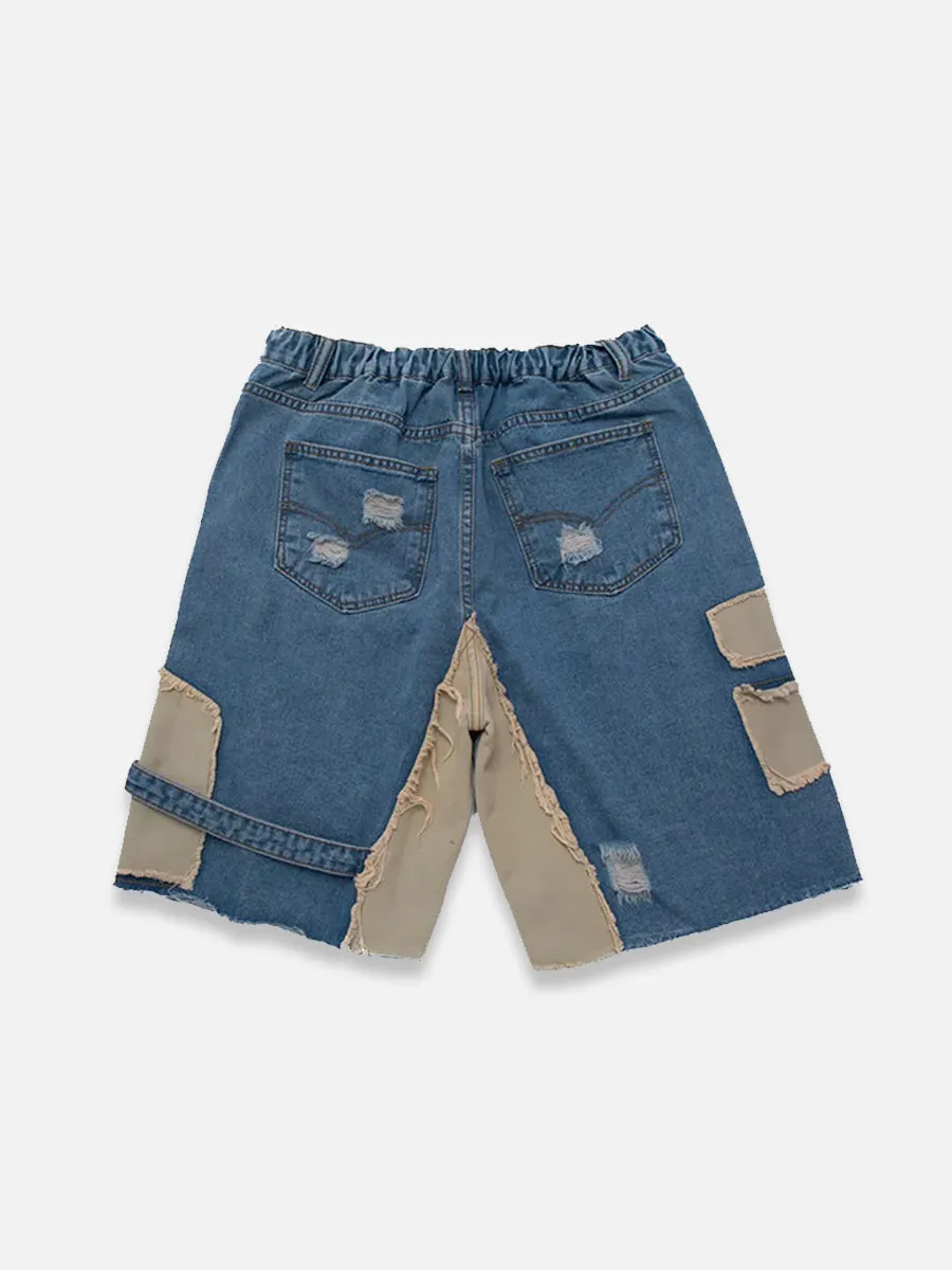 PATCHWORK JORTS