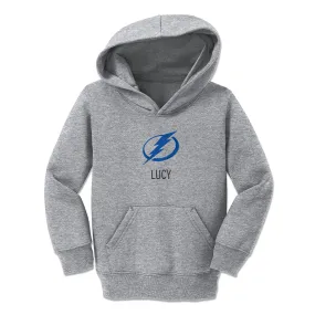 Personalized Tampa Bay Lightning Toddler Pullover Hooded Sweatshirt