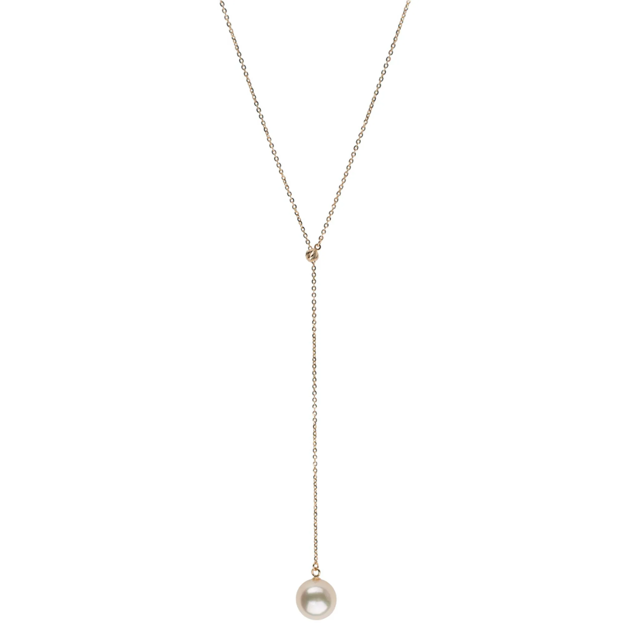 Petite Single-Pearl Lariat