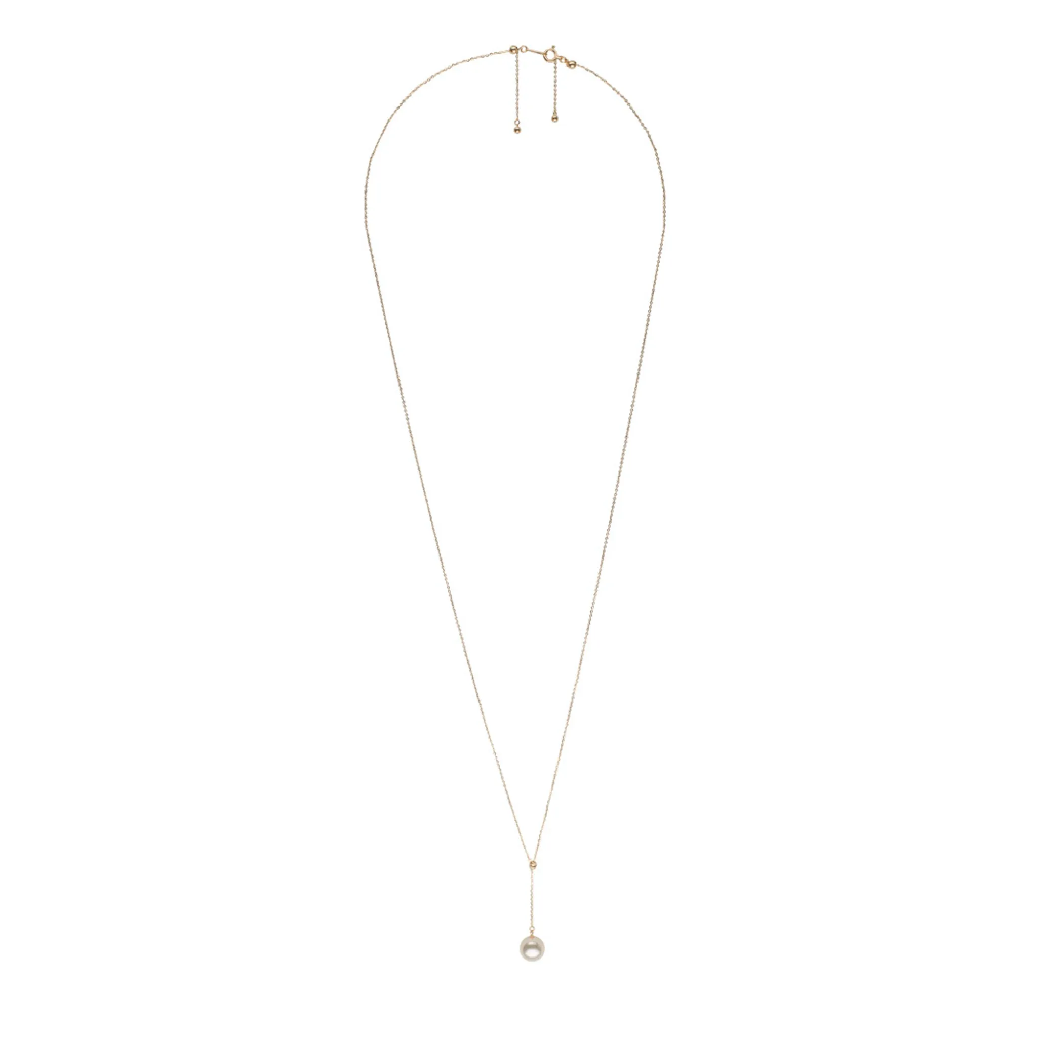 Petite Single-Pearl Lariat