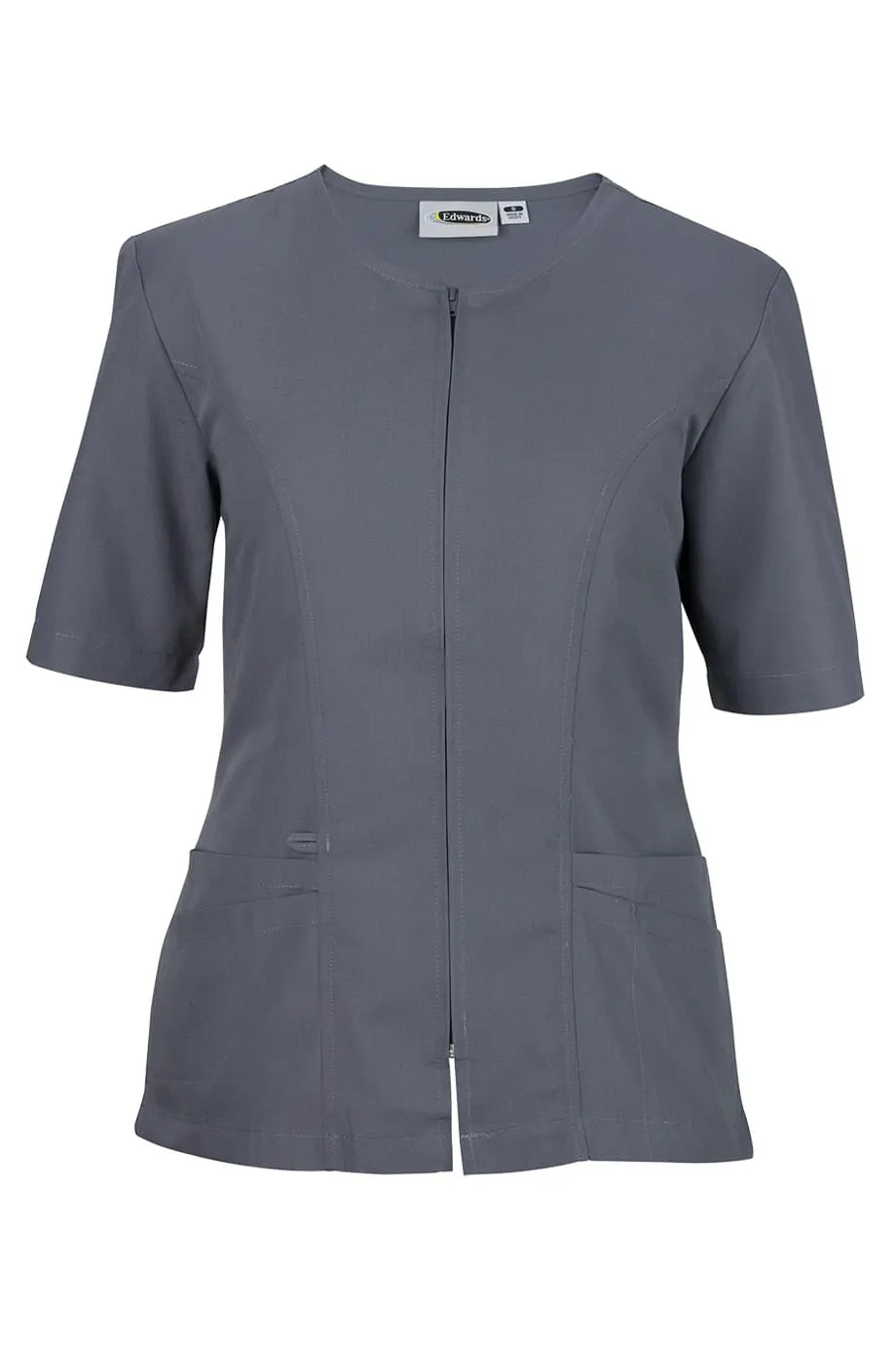 Pewter Housekeeping Zip Tunic