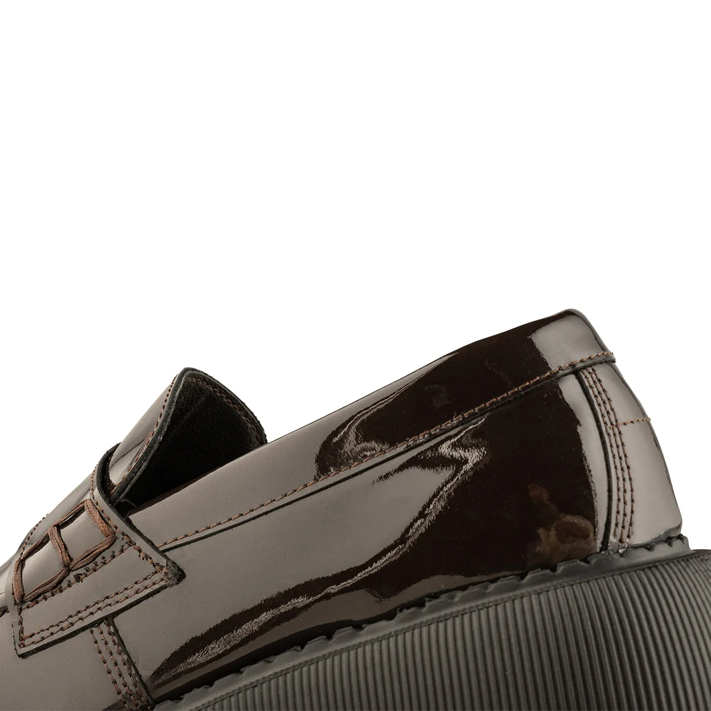 Posey Patent - Dark Brown