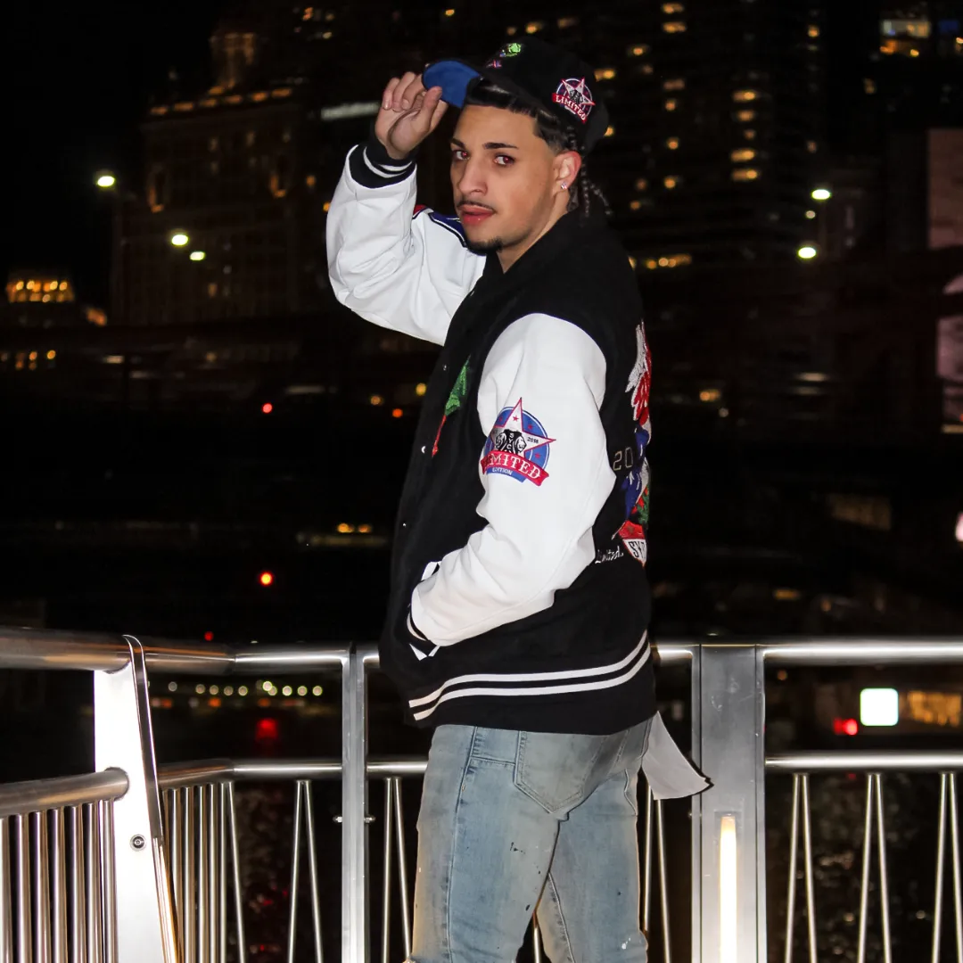 Premium Puerto Rico (BLK)Varsity Jacket