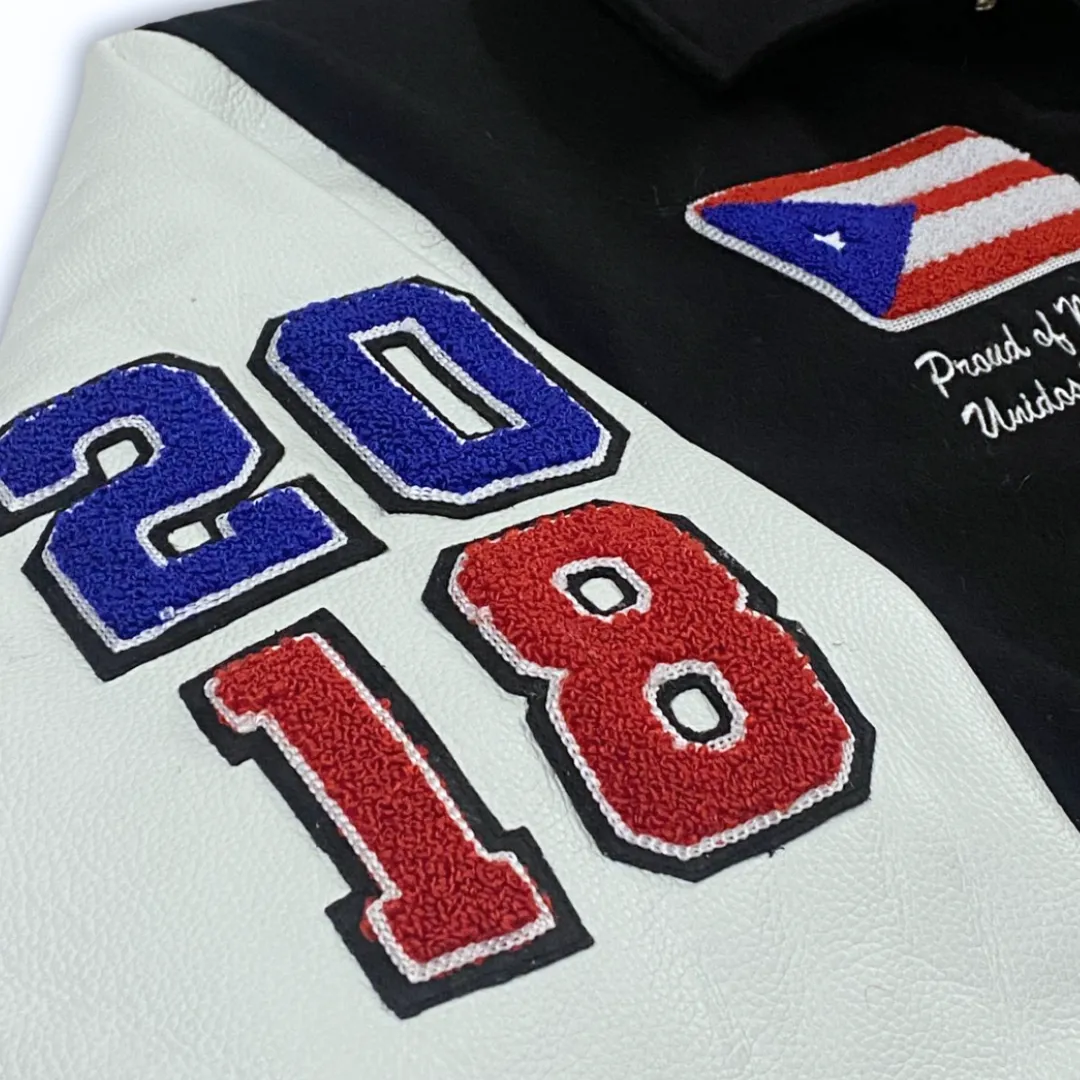 Premium Puerto Rico (BLK)Varsity Jacket