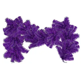 Purple Christmas Garland