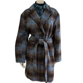 Rachel Zoe Plaid Winter Coat Size Small