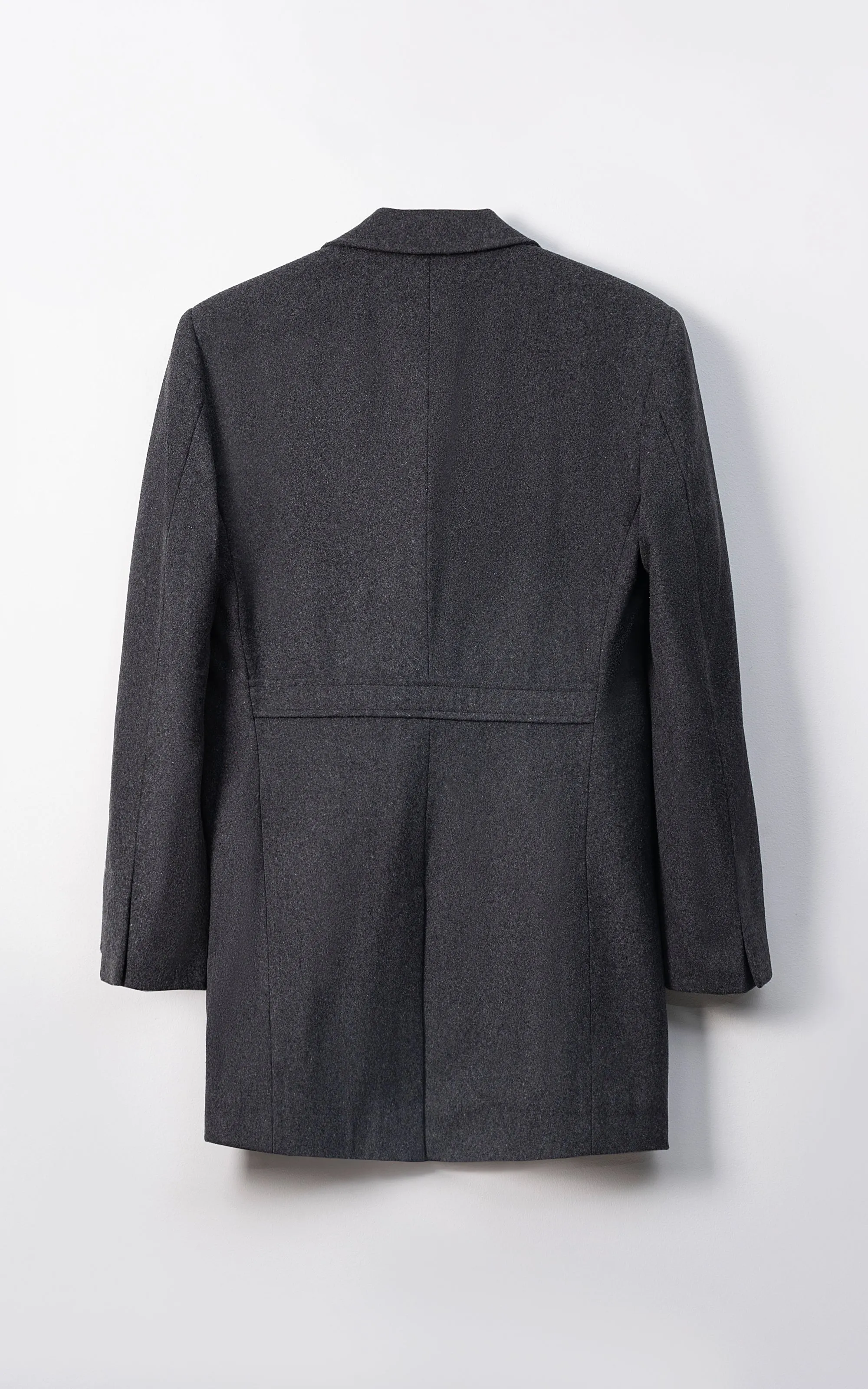 REFINED CLASSIC  LONG COAT DARK GREY