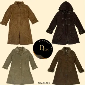 Retro Chic Y2K Fur Coats – Perfect for Layering (GRV-11-089)