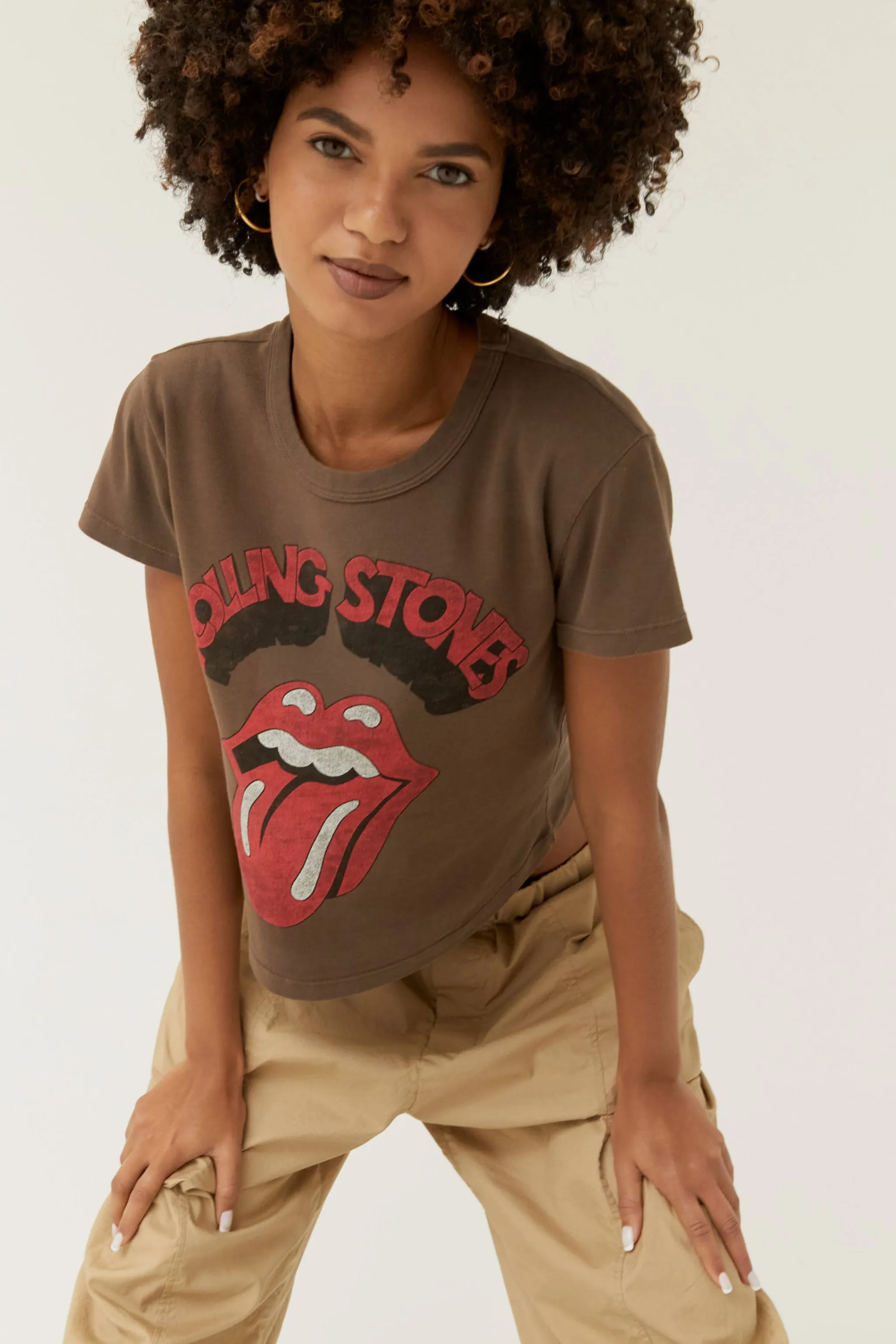 ROLLING STONES TONGUE SHRUNKEN TEE