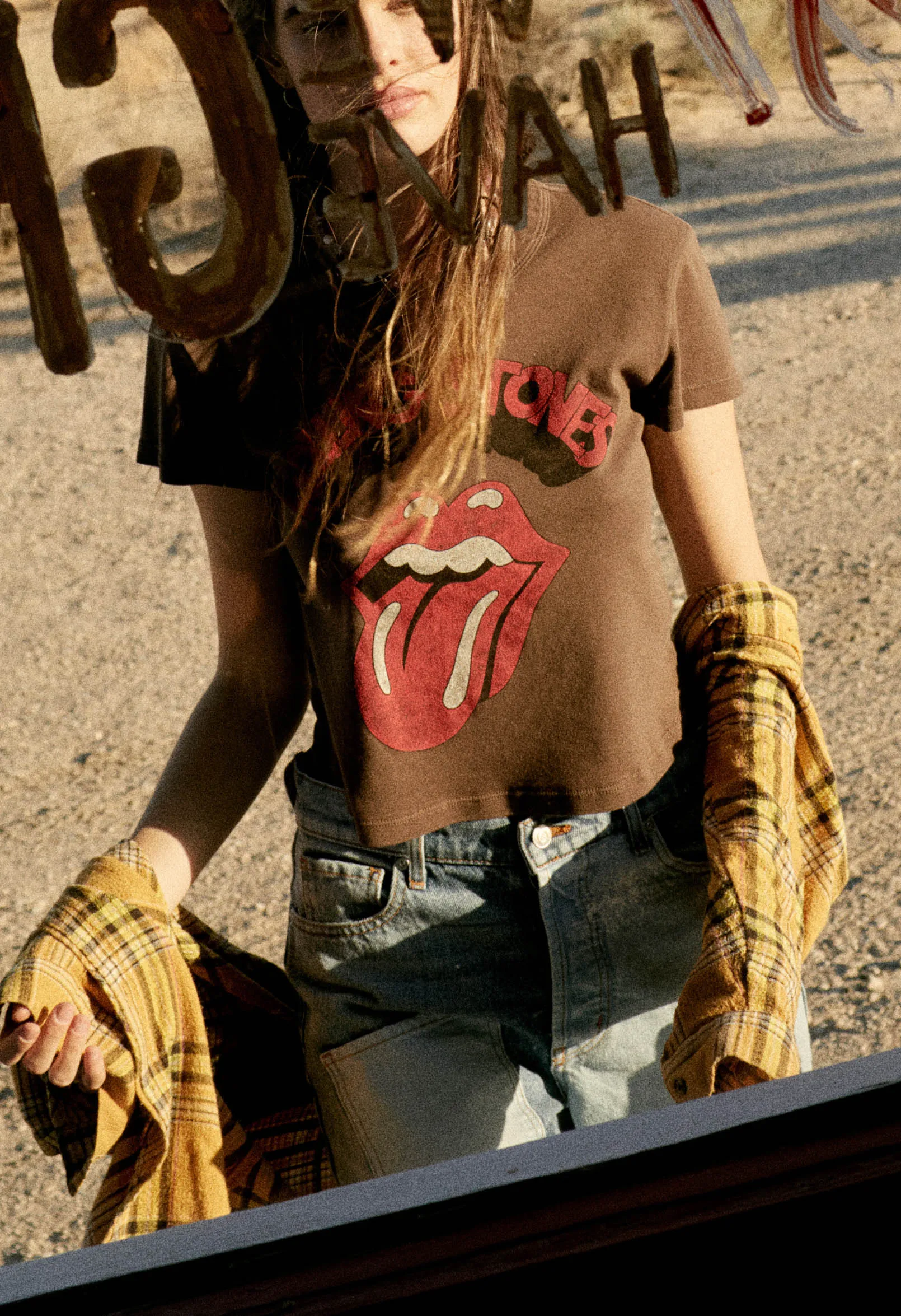 ROLLING STONES TONGUE SHRUNKEN TEE