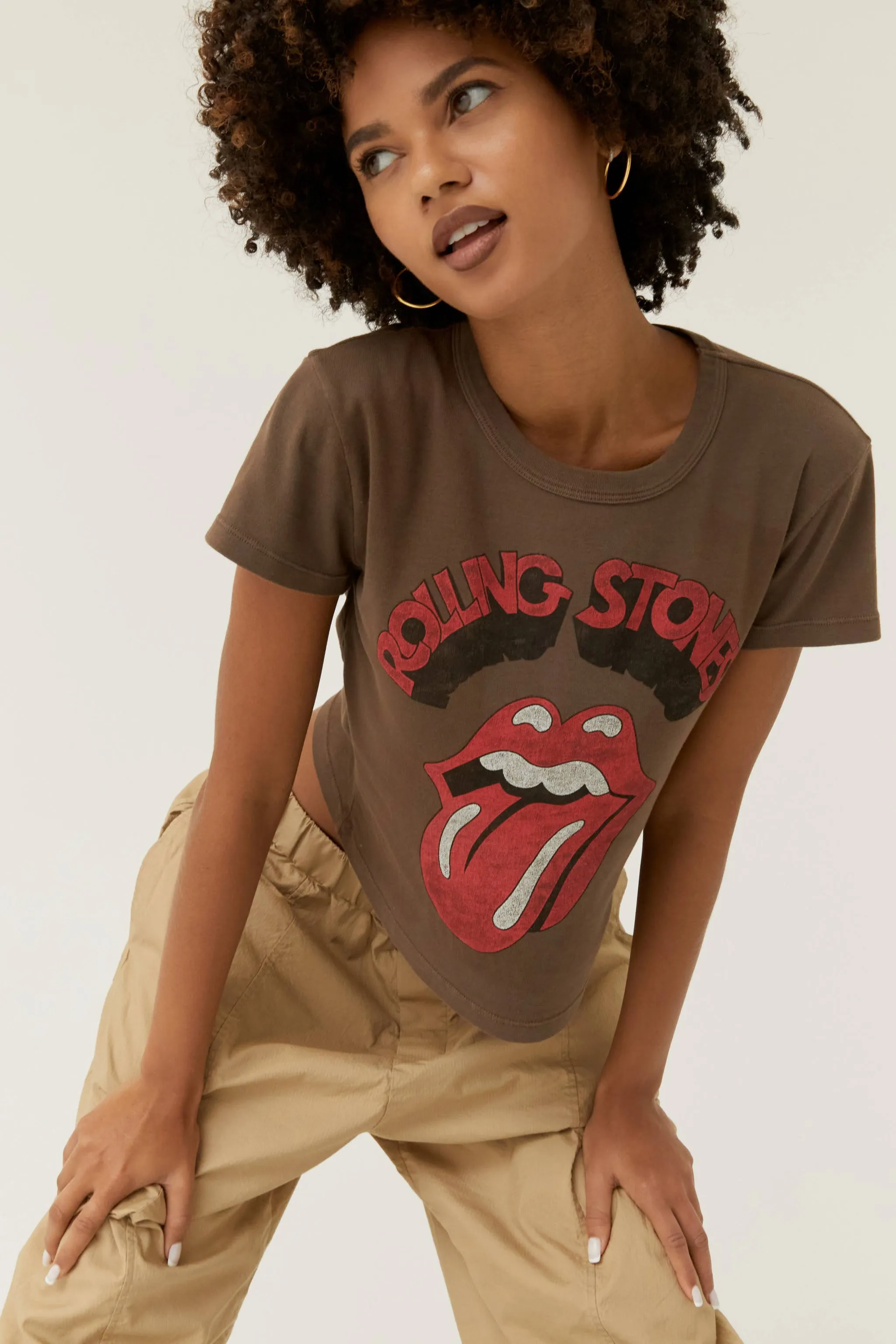 ROLLING STONES TONGUE SHRUNKEN TEE