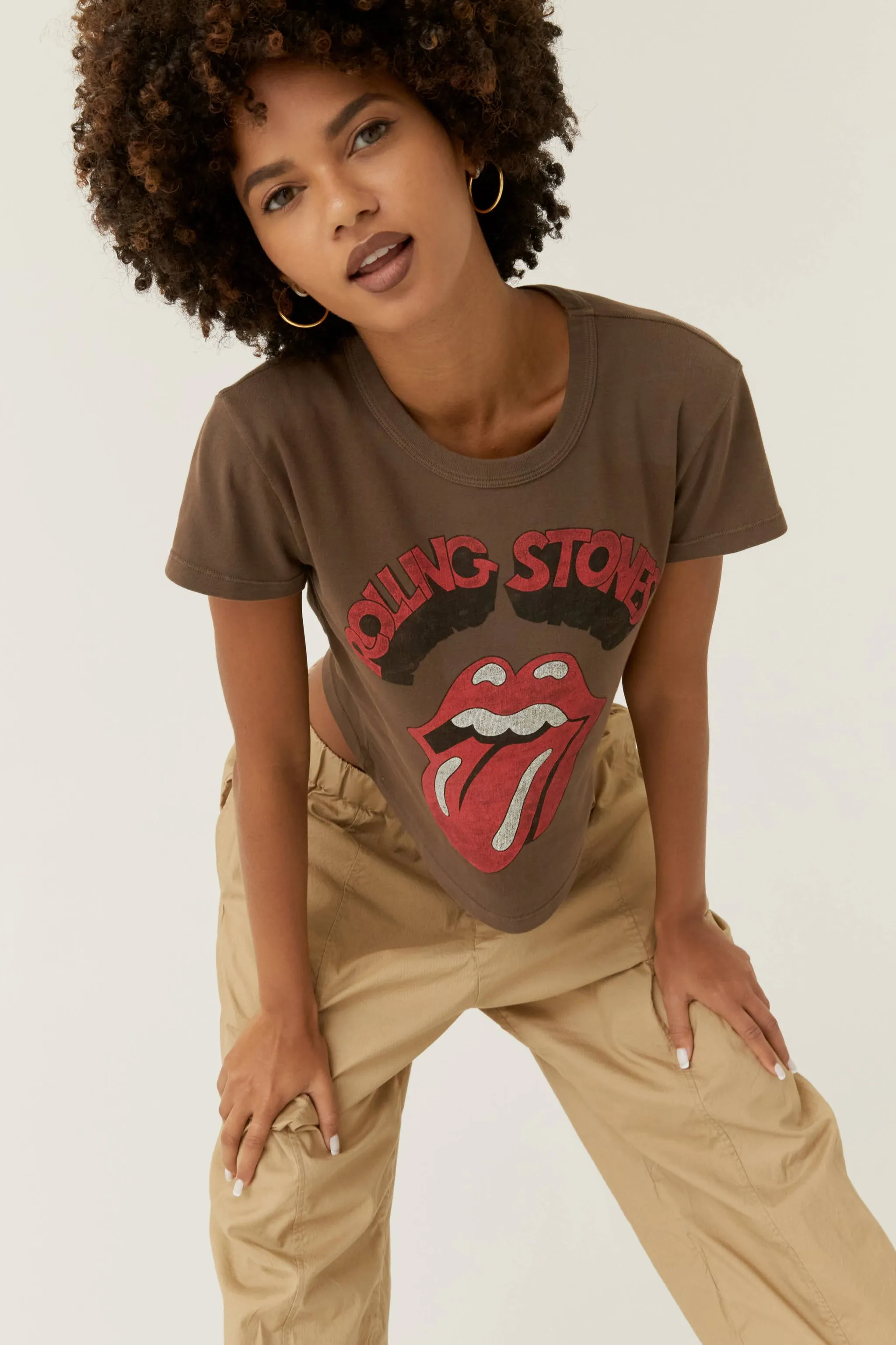 ROLLING STONES TONGUE SHRUNKEN TEE