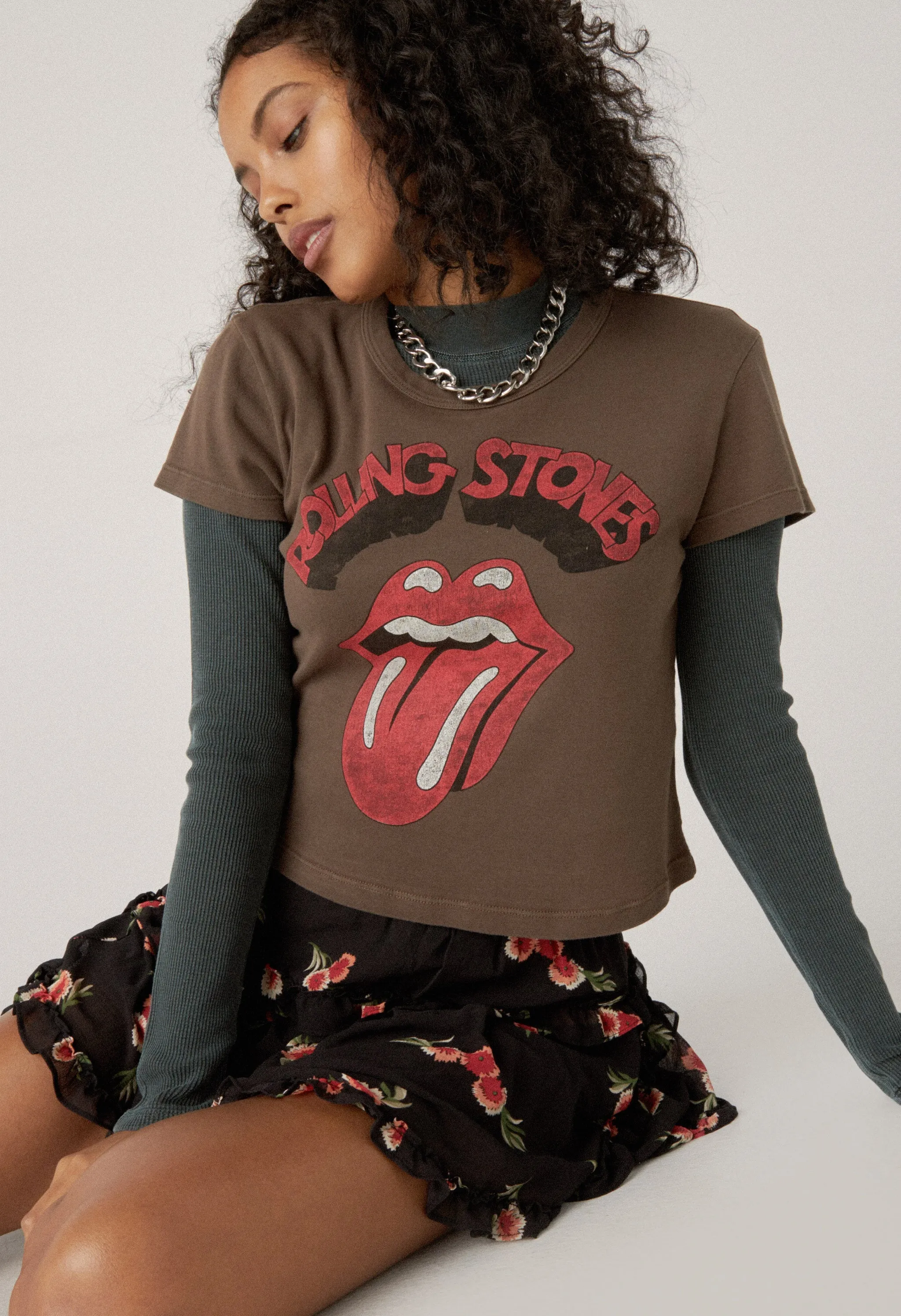 ROLLING STONES TONGUE SHRUNKEN TEE