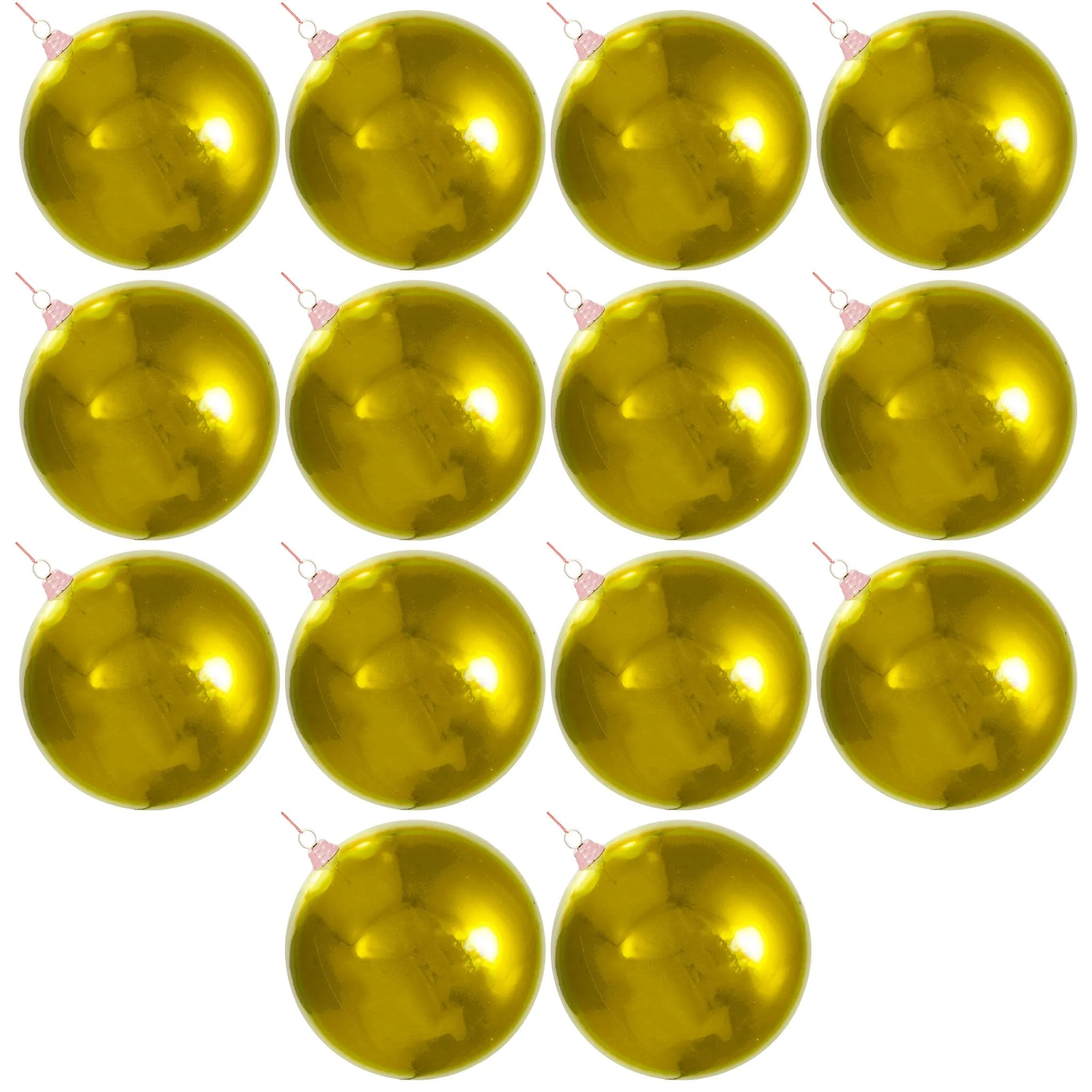 Shiny Gold Ball Ornaments