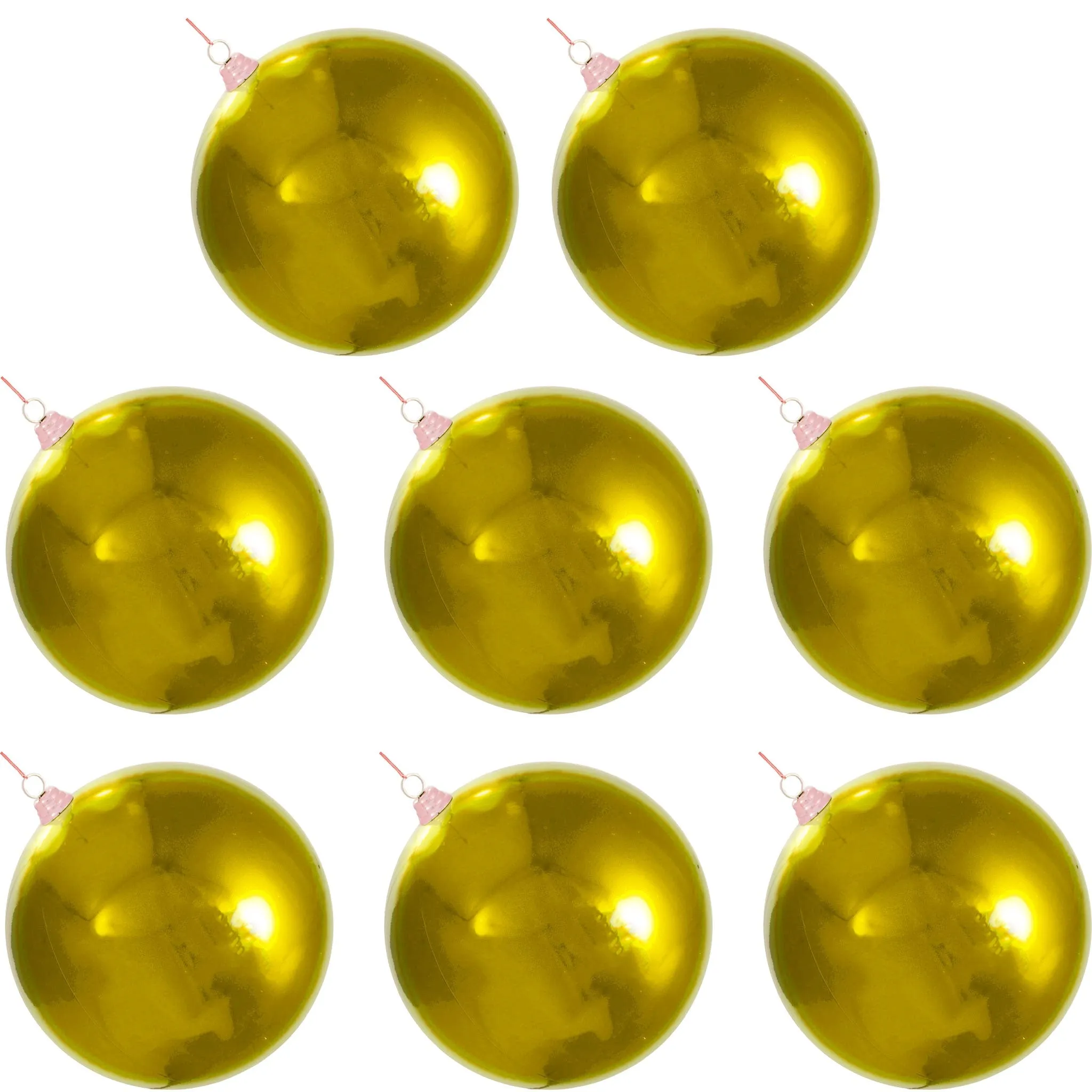 Shiny Gold Ball Ornaments