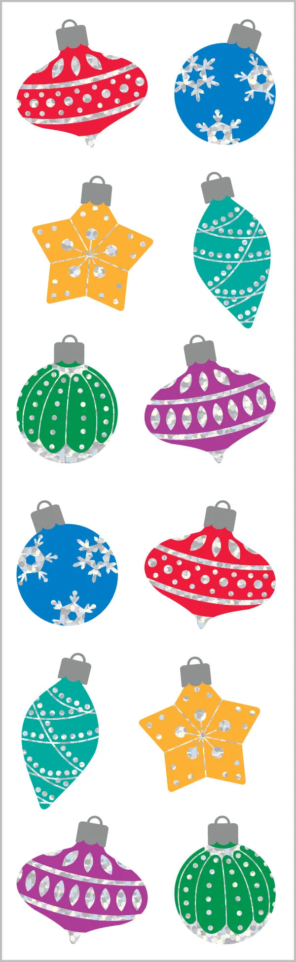 Shiny Ornaments, Reflections Stickers