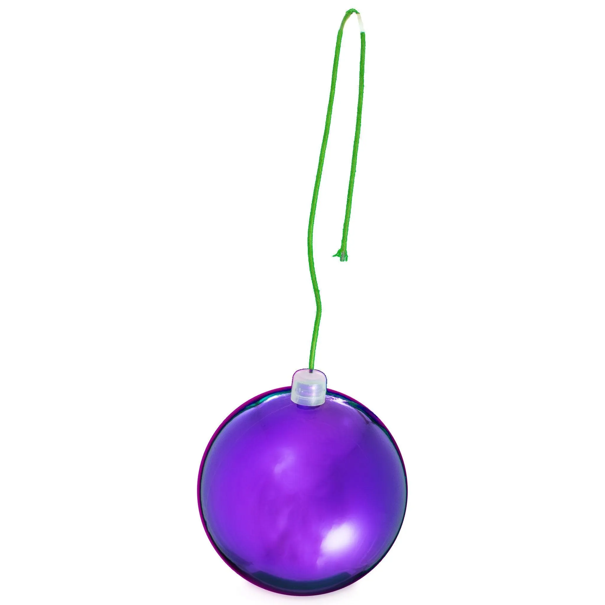 Shiny Purple Ball Ornaments