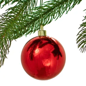 Shiny Red Ball Ornaments