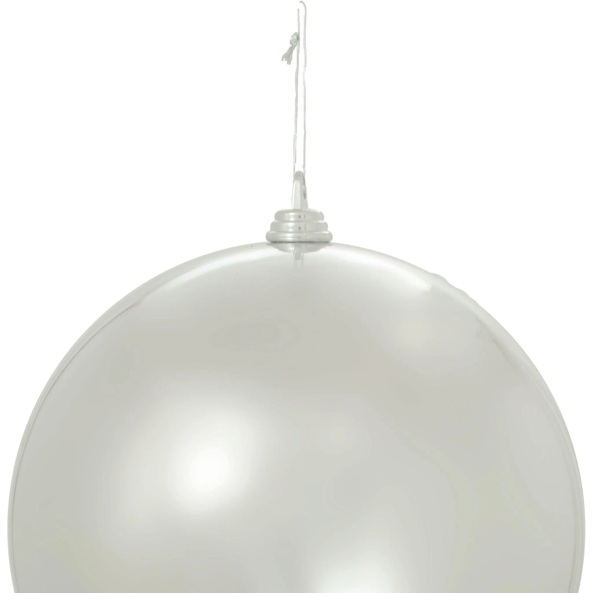 Shiny Silver Ball Ornaments