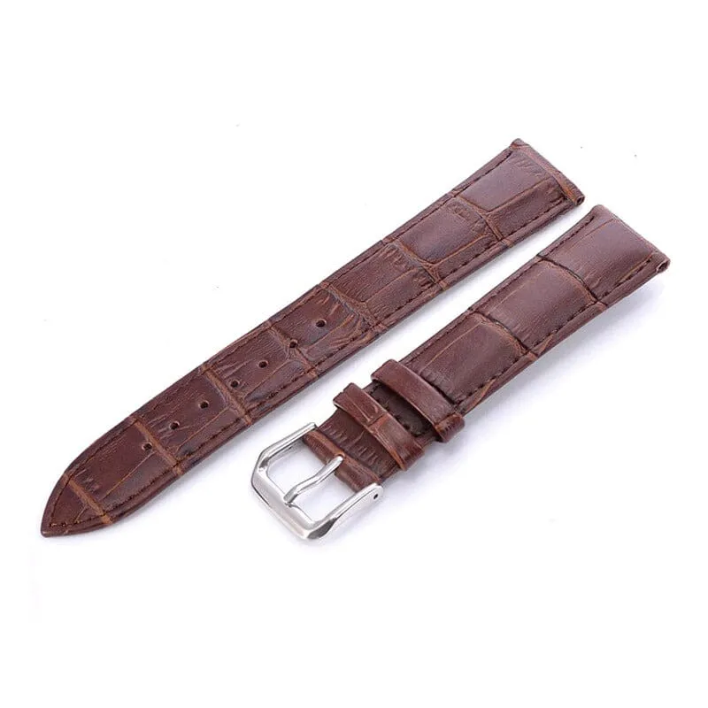 Snakeskin Leather Watch Straps Compatible with the Fossil Traditional 22mm Range